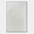 3D Textured Scandinavian Geometric Wall Art - Pale Arcade