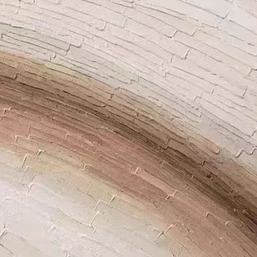 Wabi Sabi Abstract Beige Wall Art - Pale Current