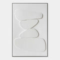 Wabi Sabi 3D Textured Minimalist Wall Art - Pale Stack