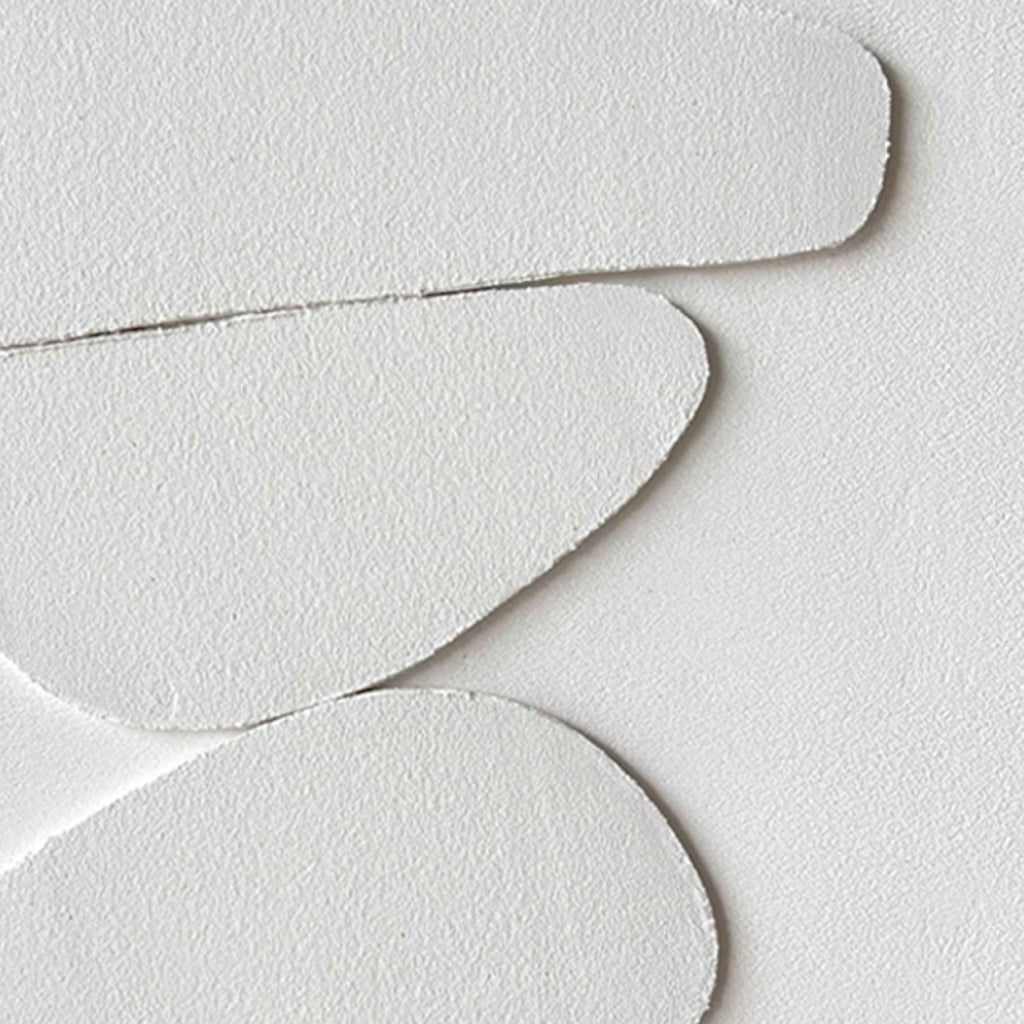 Wabi Sabi 3D Textured Minimalist Wall Art - Pale Stack