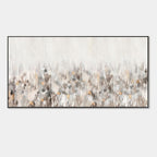 Modern Minimalist White and Gray Wall Art - Pearl Scatter