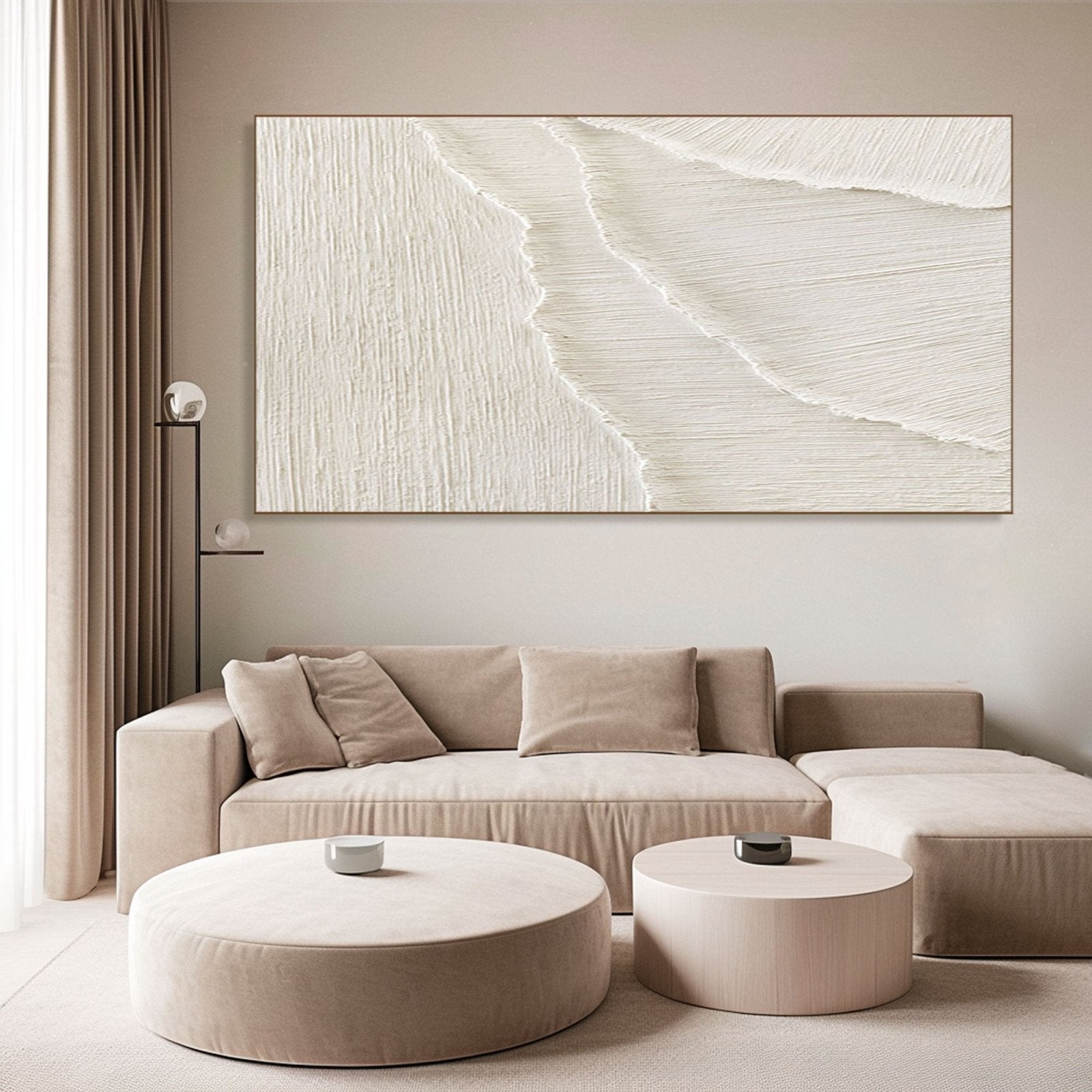 3D Textured Wave Wall Art | Ocean Hush