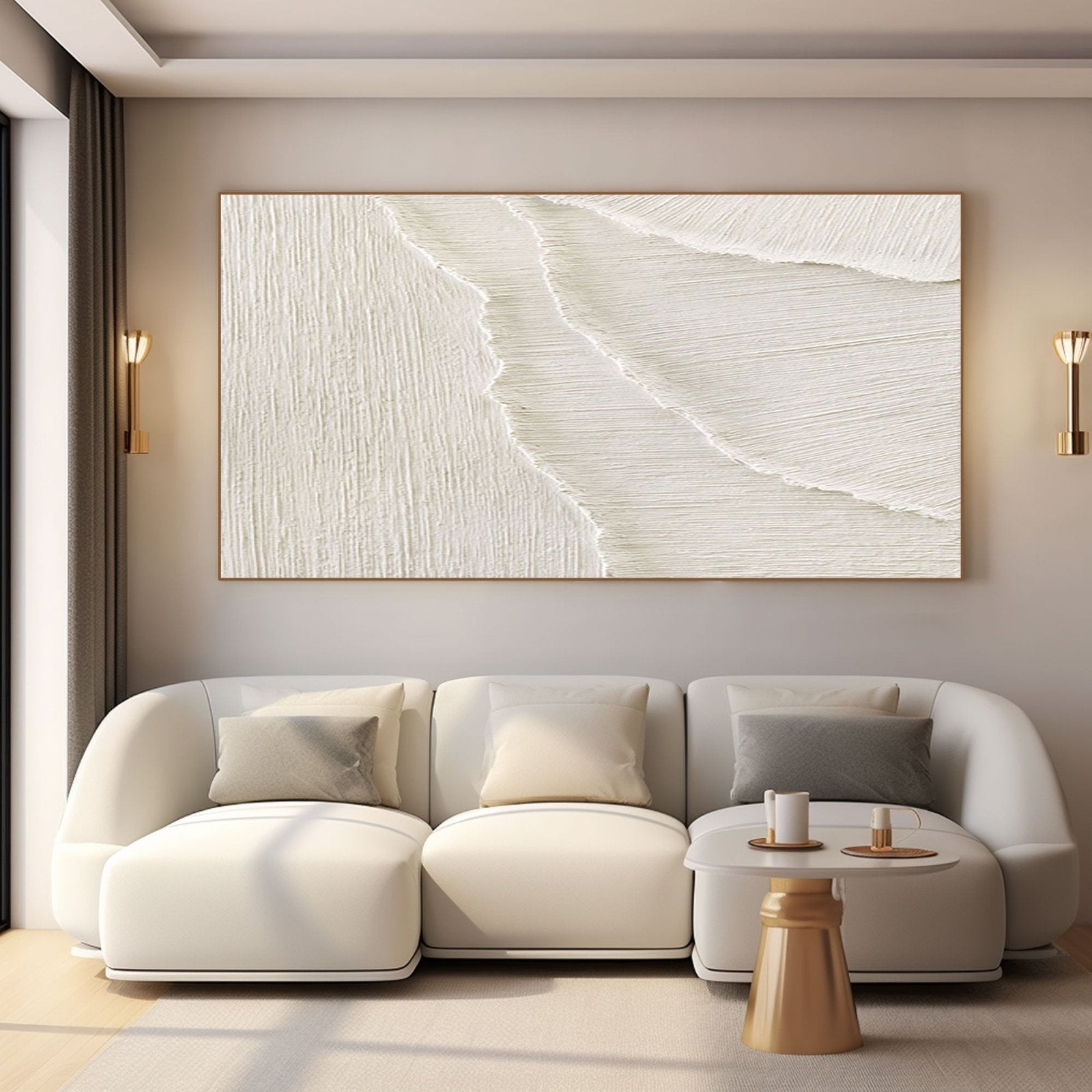 3D Textured Wave Wall Art | Ocean Hush