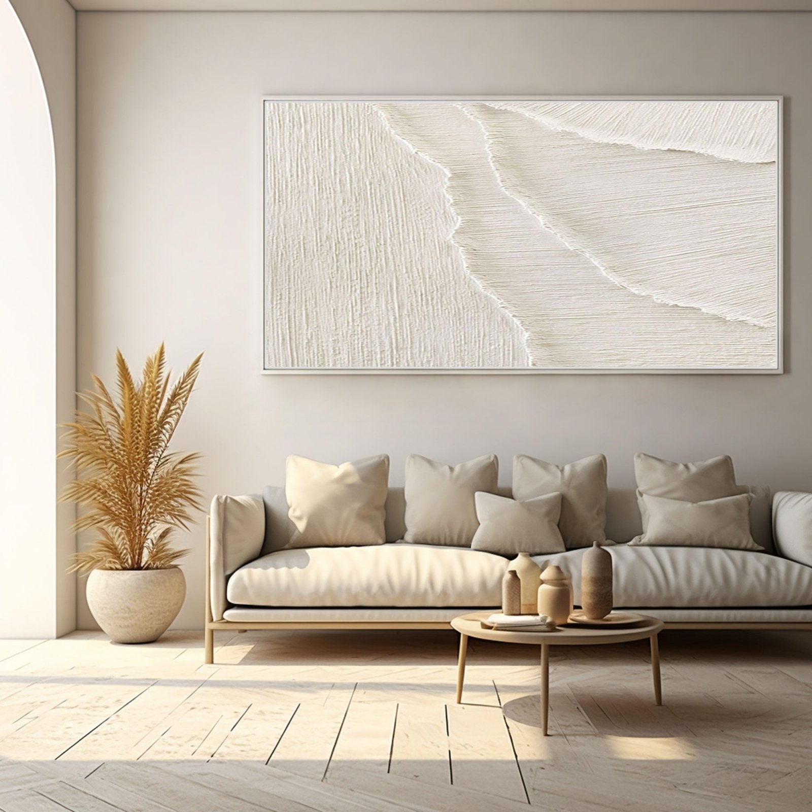 3D Textured Wave Wall Art | Ocean Hush