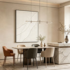3D Textured Minimalist Geometric Wall Art - Quiet Frond