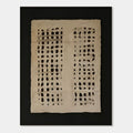 Wabi Sabi Geometric Beige Wall Art - Quiet Lattice