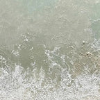 3D Textured Minimalist Coastal Canvas Art - Sage Break