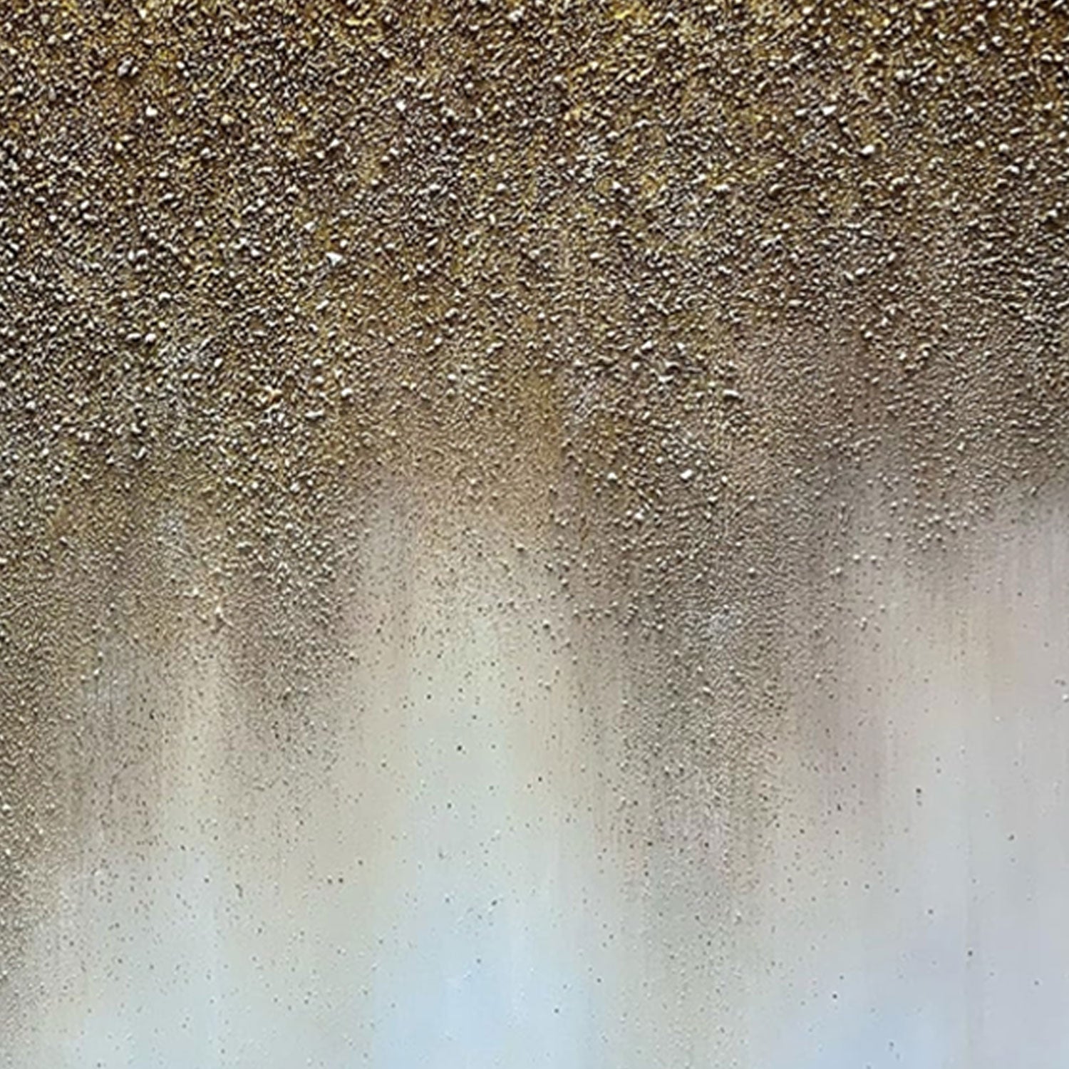 Abstract Brown and White Wall Art - Amber Drift