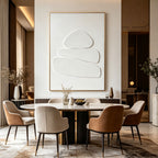 Wabi Sabi 3D Textured Minimalist Wall Art - Still Cairn