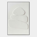 Wabi Sabi 3D Textured Minimalist Wall Art - Still Cairn