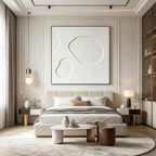 Wabi Sabi 3D Textured Minimalist Wall Art - Stone Drift