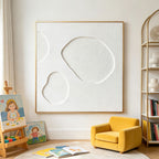 Wabi Sabi 3D Textured Minimalist Wall Art - Stone Drift