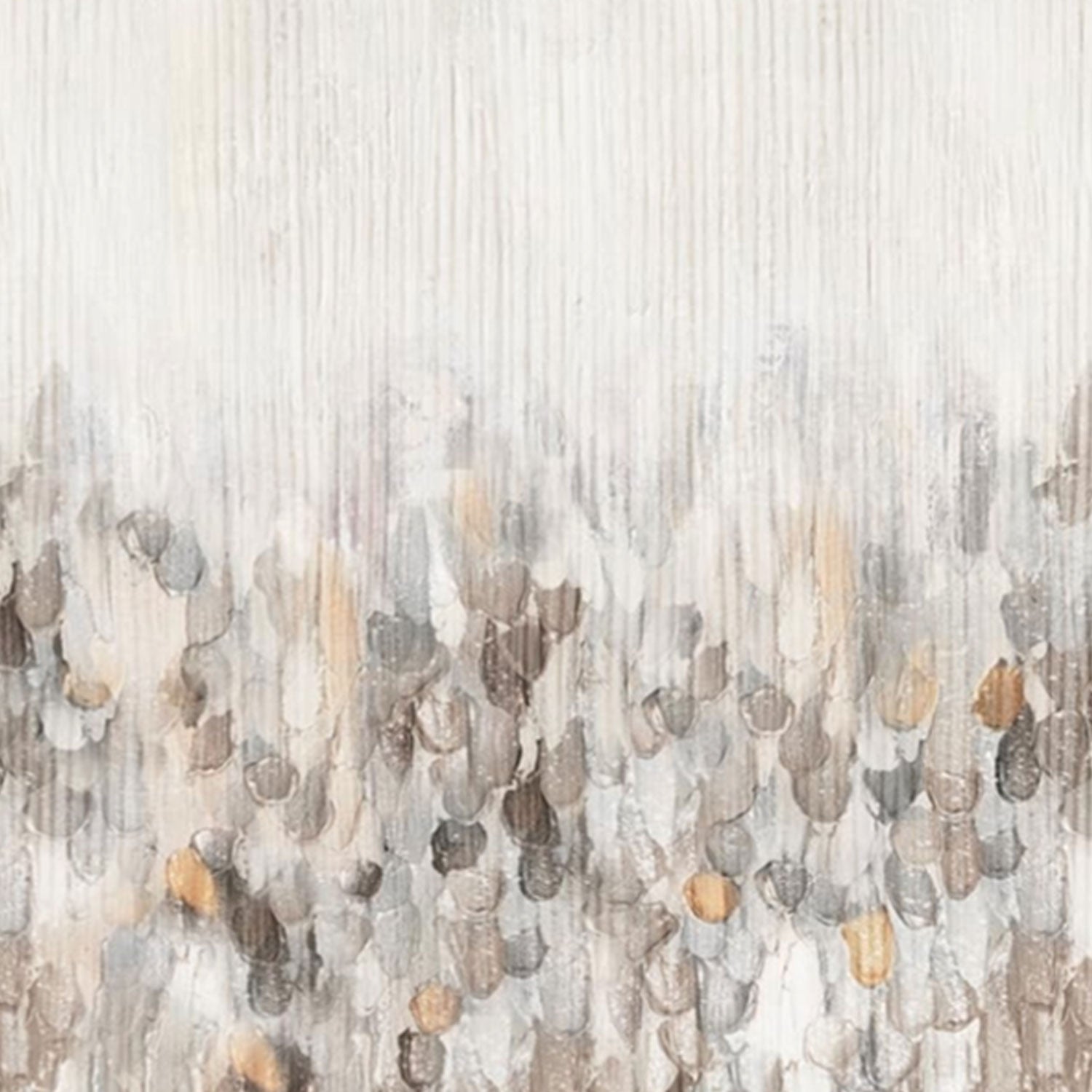 Modern Minimalist White and Gray Wall Art - Pearl Scatter