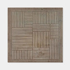 Lumi Gallery Wabi Sabi Japandi geometric canvas art with muted earth tones and textured patterns