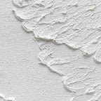 Wabi Sabi 3D Textured Abstract Wall Art - White Rift
