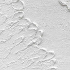 Wabi Sabi 3D Textured Abstract Wall Art - White Rift