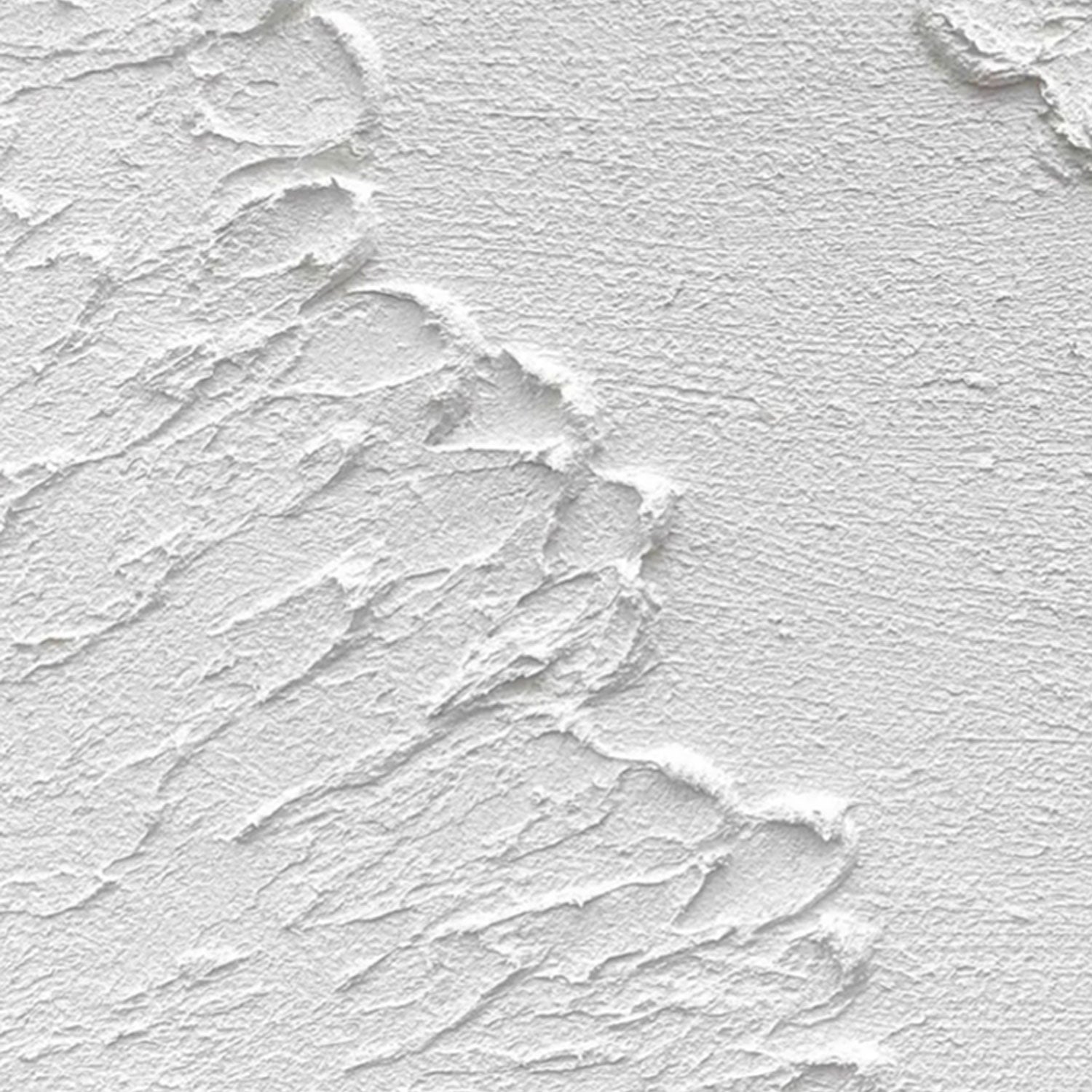 Wabi Sabi 3D Textured Abstract Wall Art - White Rift