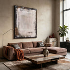 Wabi Sabi Minimalist White Wall Art - White Threshold